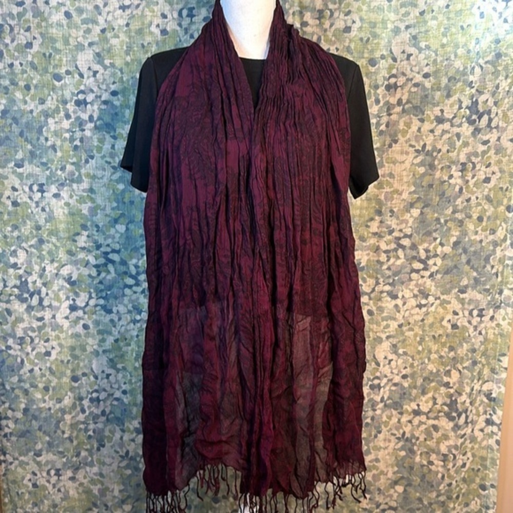 Lace Print Scarf